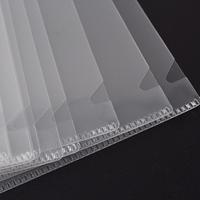 Pochette en plastique transparente personnalisée, porte-documents transparent, format A4, dossier en PP en forme de L