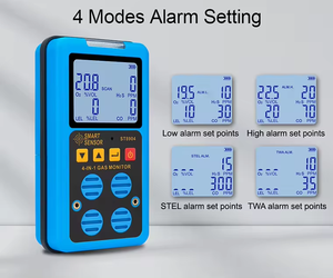 Multi <span class=keywords><strong>detector</strong></span> de gás oxigênio <span class=keywords><strong>O2</strong></span> hidrogênio sulfeto <span class=keywords><strong>H2S</strong></span> monóxido de carbono <span class=keywords><strong>CO</strong></span> gás combustível medidor de gás LEL ST8904 - Product Image 5