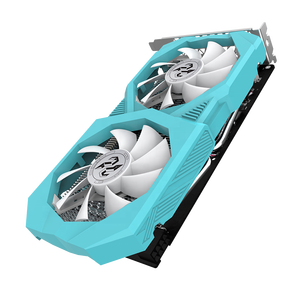 Peladn лучшая GPU Geforce GTX 1660 супер 6GB GDDR6 игровая Видеокарта GTX 1660 Ti HD DP DVI 192-бит 8-Контактный ПК <span class=keywords><strong>2</strong></span> вентилятора видеокарта - Product Image 2