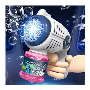 Samtoycn <span class=keywords><strong>Jeux</strong></span> électriques d'été en plein air, éclairage automatique, pistolet à bulles spatiales pour enfants, fête - Product Image 1