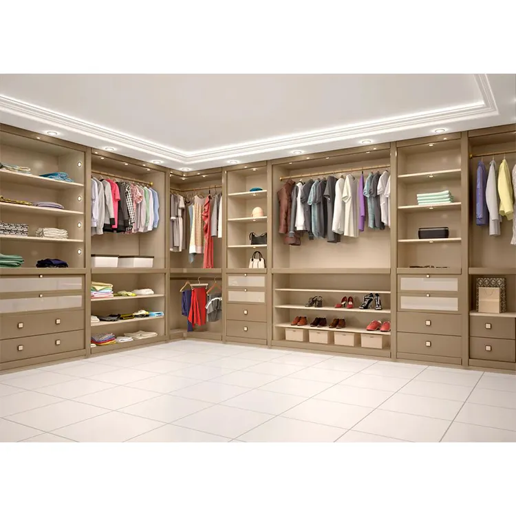 Factory Quality Professional Functional Custom Cabinet In Personal Cloakroom High End Wardrobe
