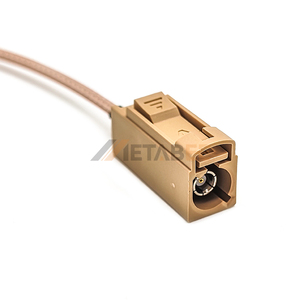 FAKRA <span class=keywords><strong>Jack</strong></span> a FAKRA Beige <span class=keywords><strong>Jack</strong></span> Cable con código coaxial I RG316 - Product Image 3