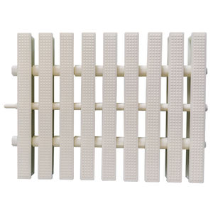 Grille <span class=keywords><strong>de</strong></span> piscine en plastique ABS/PP 20/25/30CM Flexible Antidérapante Forme carrée <span class=keywords><strong>Couverture</strong></span> Os/Blanc Couleur Anti-UV Antioxydation - Product Image 1