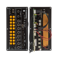 Carte amplificateur karaoké pour diffusion en direct, avec liaison audio sans fil, USB, TF, microphone, réverbération, panneau de mixage, DC12V/19V pour haut-parleur