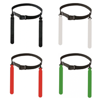 Clip de fixation rapide en plastique pour ceinture de football ou de rugby avec drapeau