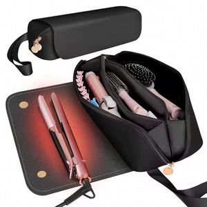Estuche de viaje portátil para mujeres, para herramientas de peinado, de poliéster, para rizador de pelo, bolsa de viaje para herramientas de peinado. - Product Image 2