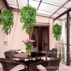 Artificial Monstera Vine <b>Wall</b> Hanging Green <b>Leaf</b> <b>Decoration</b> Indoor Ceiling Plant 30cm-100cm Plastic Bouquet Turtle Shell Style - Product Image 3