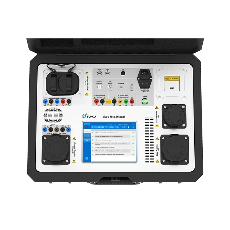 Ccs2 chademo IECタイプ2 ev充電器インターフェース用EV充電器テスターEVカーチャージャーテスト用