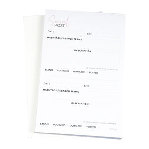 Promotional <b>A5</b> A6 Custom Printing Loose Leaf Paper to Do List 50 Pages Monthly Planner Notepad - Product Image 2