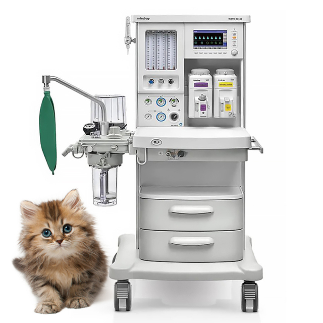 Mindray WATO EX-20Vet Advanced Trolley Premium General Anesthesia Equipment Vet Ventilator Anesthesia Machine for Pets