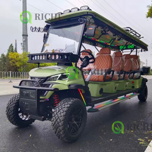 Chariot de golf commercial durable à 4 places avec frein pour parcours de golf et transport commercial - Product Image 1