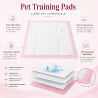 Tapis d'apprentissage de la propreté pour chiots OEM, absorbants rapidement, anti-fuites, jetables, pour chiens, fournisseur en gros