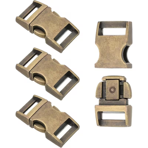 Collier de chien en métal tactique avec boucle en métal, boucle de ceinture personnalisée, logo, boucle de <span class=keywords><strong>sac</strong></span> en métal, boucle à dégagement latéral en métal pour bracelet - Product Image 1