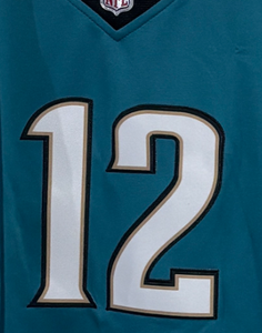 Vendita all'Ingrosso di Prodotti Ricamati Jacksonville # 7 Thomas Jr # 12 Hunter # Maglia da Football Americano Lawrence 16 - Product Image 5