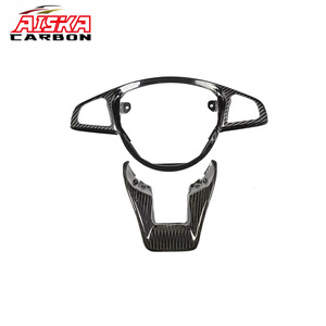 Garniture de volant en fibre de carbone AISKA pour Mercedes-Benz W205 C63 W176 A45 W213 E63 W117 C117 CLA45 CLS63 GLA45 AMG 2015+ - Product Image 1