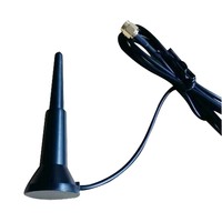 Antenne WiFi sans fil 2,4 GHz 2400 MHz, magnétique, étanche, en caoutchouc, avec connecteur SMA mâle, câble RG174 de 3 mètres