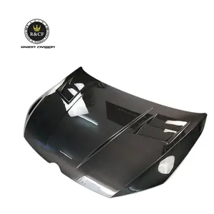For VW GOLF MK7 GTI MK7.5 Hood Aspc style carbon fiber vented engine bonnet hood