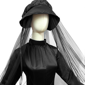 Conjunto de Disfraz de Bruja Estilo 2 con Sombrero y Velo para Mujer, Disfraz de Halloween, Disfraz de Diablo, Falda de Disfraz - Product Image 2