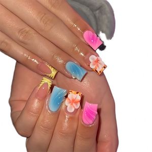 100% Handmade Press on <b>Nail</b> Fancy Stiletto sharp 10pcs <b>Set</b> in Different Size Artificial False <b>Nails</b> Wholesale - Product Image 1