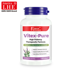 Suplemento de Vitex de Alta Potencia Shecome al por Mayor, Fabricante de Cápsulas de Bayas de Chaste para la Salud Hormonal y Menstrual de la Mujer - Product Image 1