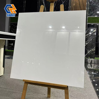 Carrelage en porcelaine noir brillant 800x800mm, antibactérien, résistant aux acides, antidérapant, résistant à l'usure, épaisseur 9mm, pour sols et murs, pierre pour maison
