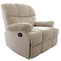 Modern Single Overstuffed Manual Massage 360 Degree Swivel Rocker Recliner Chair