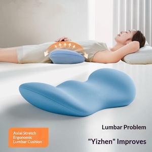 Wholesale Custom Memory Foam Lumbar Pillow, Breathable Contoured Back Support Cushion for Car Office Bulk OEM Order - Product Image 4