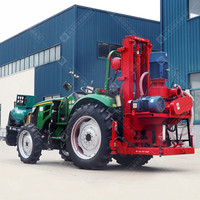 Foreuse de Puits d'Eau Tout-Terrain à Circulation Inverse Montée sur Camion Diesel avec Pompe à Moteur et Système Hydraulique