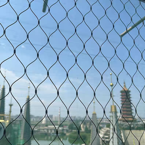 Malla de alambre de acero de 2,5mm de diámetro, Red de valla de jardín Flexible, tecnología lisa, balcón, escalera, altura, corte de red de seguridad anticaída - Product Image 5