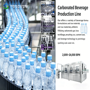 Línea de Producción de Llenado de <span class=keywords><strong>Bebidas</strong></span> Espumosas Isobáricas DCGF60-60-20 para Fábrica de <span class=keywords><strong>Bebidas</strong></span> Carbonatadas Llave en Mano - Product Image 1