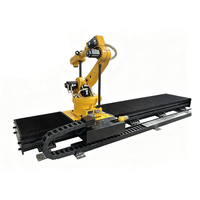 Robot à 7 axes avec guidage linéaire, rail de déplacement, moteur/PLC/engrenage, soudage personnalisé, manutention et chargement/déchargement, machine CNC