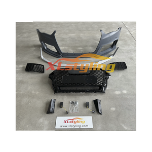 Kit carrosserie XLstyling RS3 Look pour <span class=keywords><strong>Audi</strong></span> <span class=keywords><strong>A3</strong></span> S3 2014-2016, conversion de pare-chocs avant, lifting de carrosserie - Product Image 1