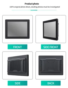 15.6'' J1900 4125 Win10 Android11 OS Embedded Computer Ip65 Waterproof Capacitive Touch Fanless Industrial Panel Pc