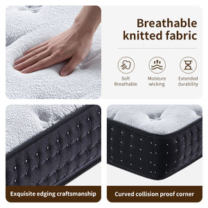 ที่นอนสปริงใยสังเคราะห์แบบม้วน ขนาดฟูลไซส์ สำหรับโรงพยาบาล น้ำหนัก 350 กรัม/ตร.ม. ผ้าถักนุ่มสบาย บรรจุในกล่อง มีความนุ่มปานกลาง เป็นมิตรต่อสิ่งแวดล้อม ทนทาน - Product Image 2