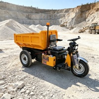 Mini-dumper électrique de 1,5 tonne, dumper électrique personnalisé fabriqué en Chine pour le transport de minerai dans les tunnels et les carrières