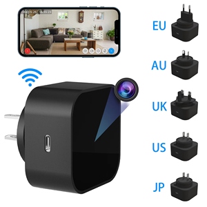 Cargador de Pared con Cámara Espía Micro <span class=keywords><strong>HD</strong></span> <span class=keywords><strong>1080P</strong></span>, Adaptador de Corriente USB, Cámara de Vigilancia Inalámbrica, <span class=keywords><strong>Mini</strong></span> Cámara Espía con Almacenamiento en Tarjeta SD - Product Image 4