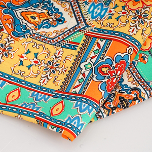 新设计产品编织数码印花面料定制印花设计适合女性夏季沙滩裙有竞争力的价格套装 - Product Image 3