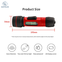 Pêche sur glace Echo Sounder Fish Finder Sondeur sans fil Profondeur numérique Transducteur portable Capteur Sonar Fishfinder Pêche d'hiver