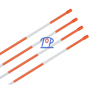 แผ่นป้ายไฟเบอร์กลาสสำหรับทางหลวง/แผ่นป้ายกั้นหิมะ FRP พร้อมแถบสะท้อนแสง - Product Image 1