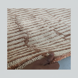 Tapis moderne personnalisé en laine viscose touffeté à la main Ensembles de tapis de luxe à motif abstrait pour la décoration de la prière à la maison pour l'intérieur - Product Image 1