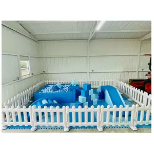 Soft Play Equipment Ball Pits Neutral Playground Foam Blue Outdoor And Indoor For Kids Baby Soft Play Equipment Set