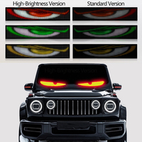 (Panneau LED à haute luminosité) Panneau LED matriciel RGB pour voiture, programmable, contrôle par application, lumière défilante