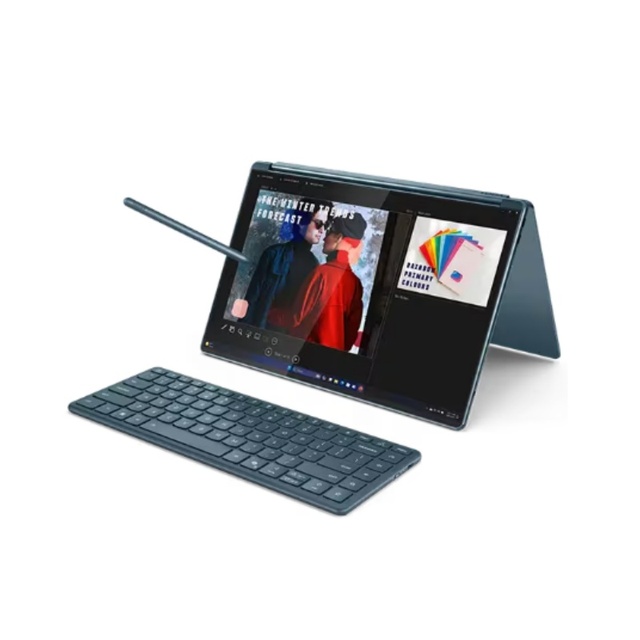 New 14Inch 2-in-1 Laptop for Yoga Book 9i Ultra 7 255H 4.4GHz 16cores 32G 1TB SSD Dual-screen Touch Screen Flip Pen Windows