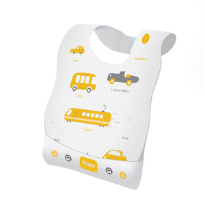 Baby Disposable Bibs With Car Pattern Waterproof Feeding Bib For Infants 0-12 Months - Product Image 1