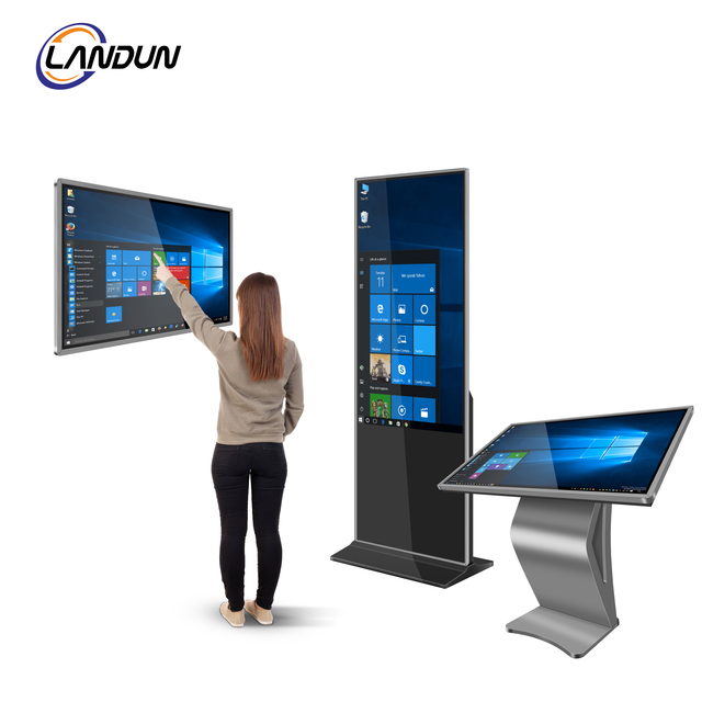 Museum Interactive TV Touch Screen 49 Inch Digital Signage Touch Kiosk 2K 4K Android System Touch Inquiry Machine