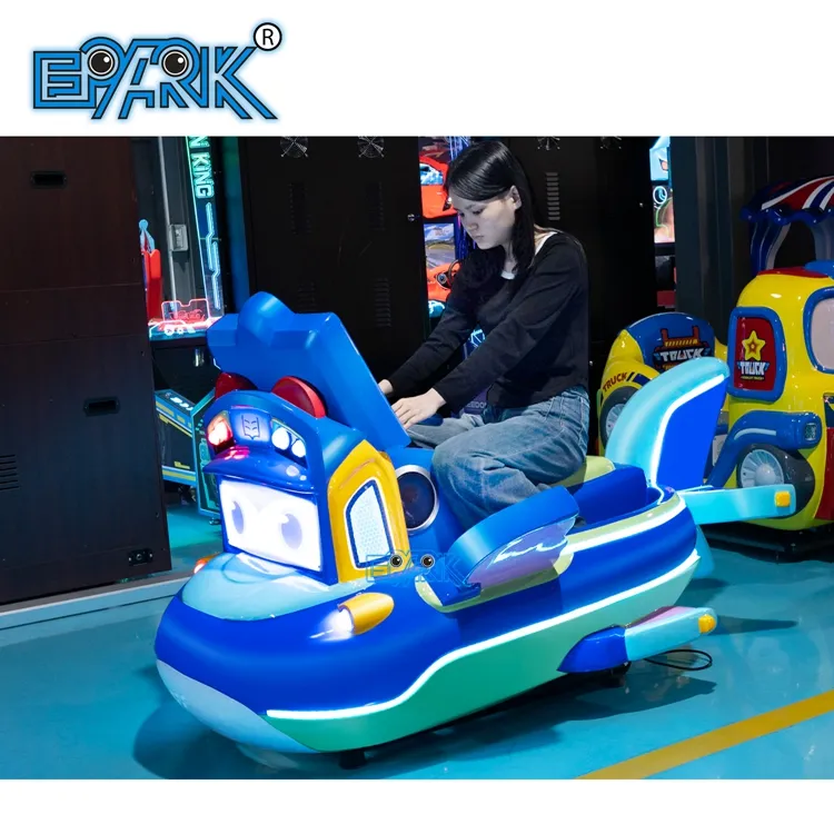 Đồng tiền hoạt động công viên đu xe trò chơi máy bay cá Kiddie Rides Mall mới nhất trẻ em xe điện đi xe với màn hình