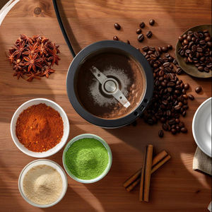 Machine <span class=keywords><strong>à</strong></span> café électrique portable multifonction <span class=keywords><strong>à</strong></span> haute efficacité, moulin <span class=keywords><strong>à</strong></span> grains sec, mixeur, broyeur de noix, de haricots, d'épices, mélangeurs de cuisine - Product Image 5