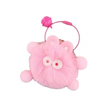Porte-clés en peluche E Creative Small Briquettes, pendentif mignon de poupée elfe porte-bonheur de dessin animé, breloque cadeau pour sac et clés de voiture
