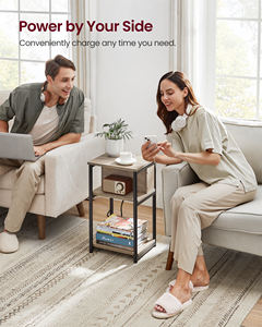 <span class=keywords><strong>VASAGLE</strong></span> – petite <span class=keywords><strong>table</strong></span> d'appoint en bois pour chambre à coucher, <span class=keywords><strong>table</strong></span> d'appoint de luxe, <span class=keywords><strong>table</strong></span> d'appoint intelligente - Product Image 2