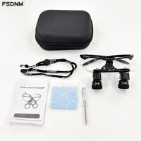 Loupes prismatiques 5X haute puissance pour dentisterie, instruments chirurgicaux dentaires, vision stable, loupes chirurgicales 5X pour clinique
